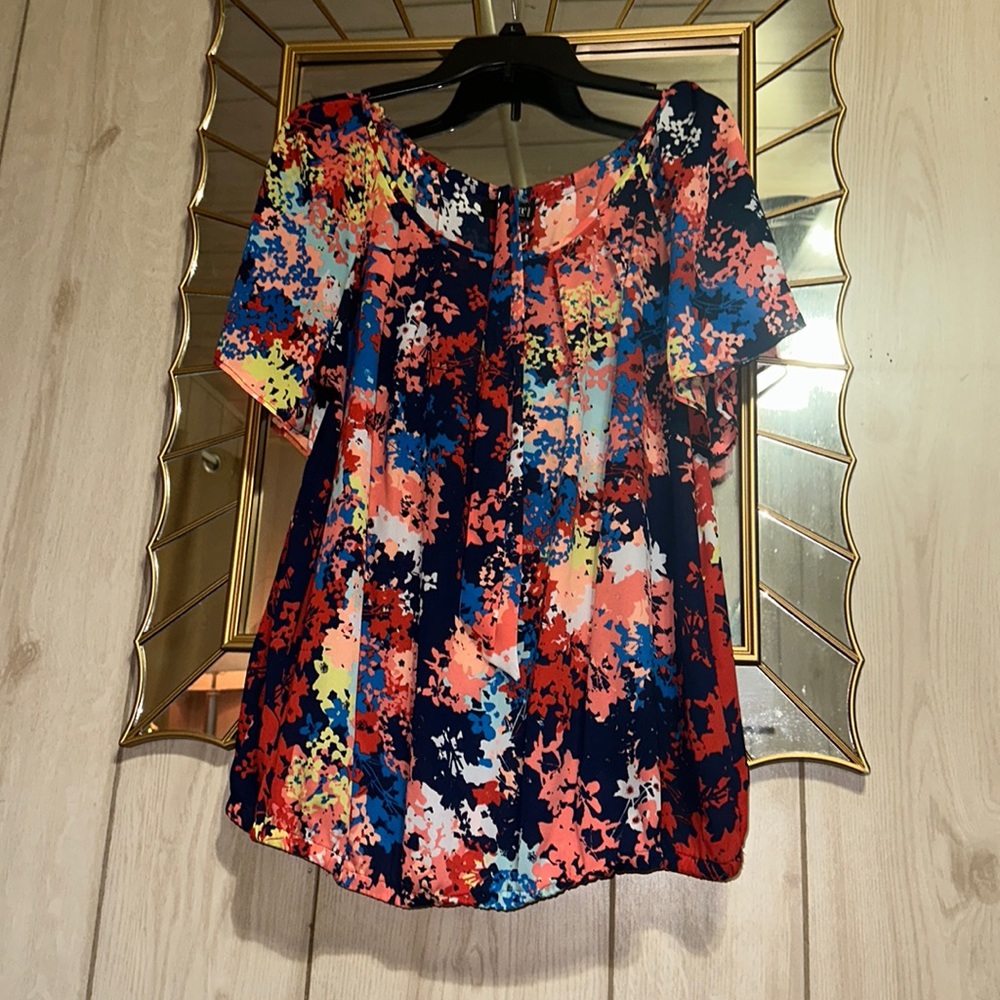 Ana Floral Chiffon Blouse